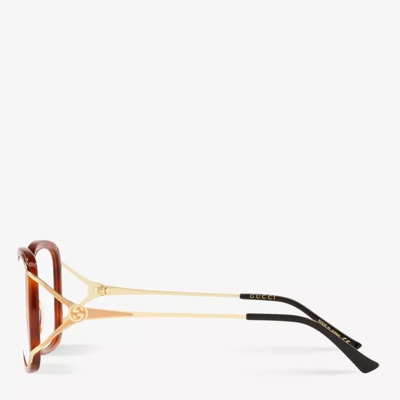 💯 - New Authentic GUCCI GG0648O square-frame tortoiseshell optical glasses - Picture 4 of 16